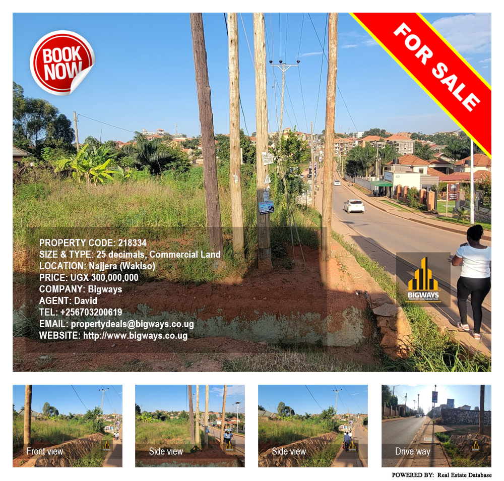 Commercial Land  for sale in Najjera Wakiso Uganda, code: 218334