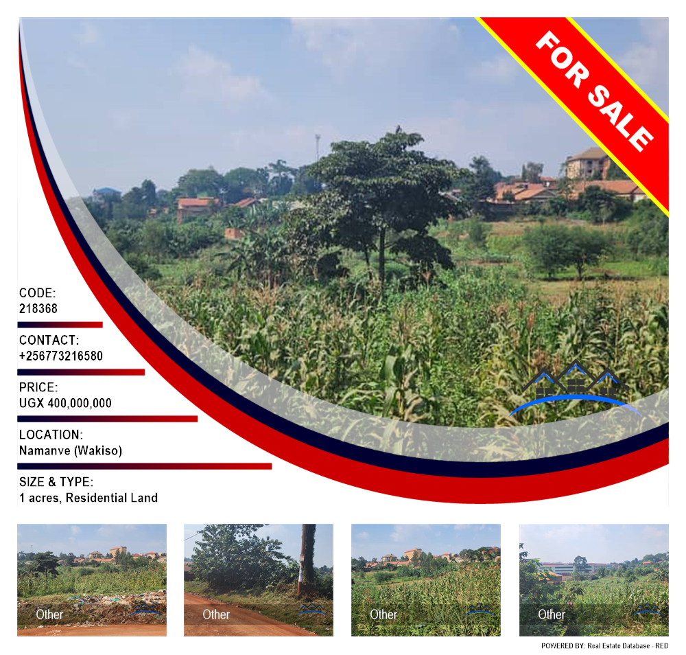 Residential Land  for sale in Namanve Wakiso Uganda, code: 218368