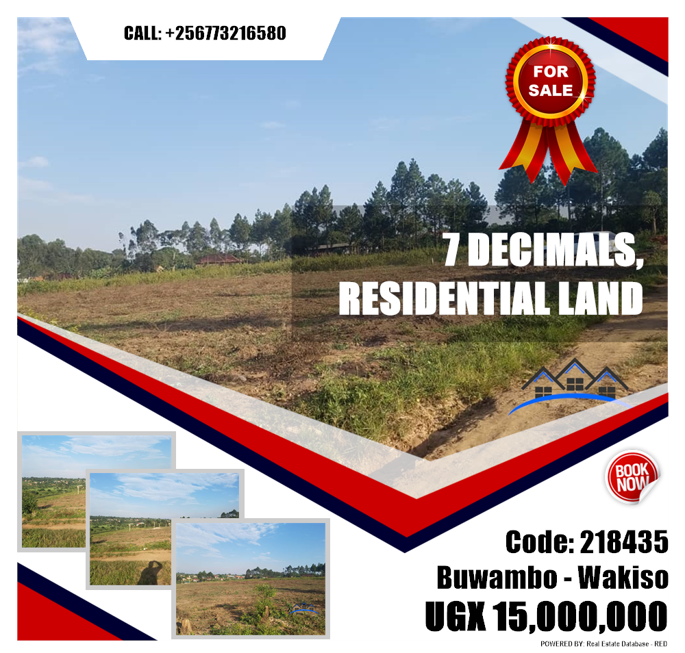 Residential Land  for sale in Buwambo Wakiso Uganda, code: 218435