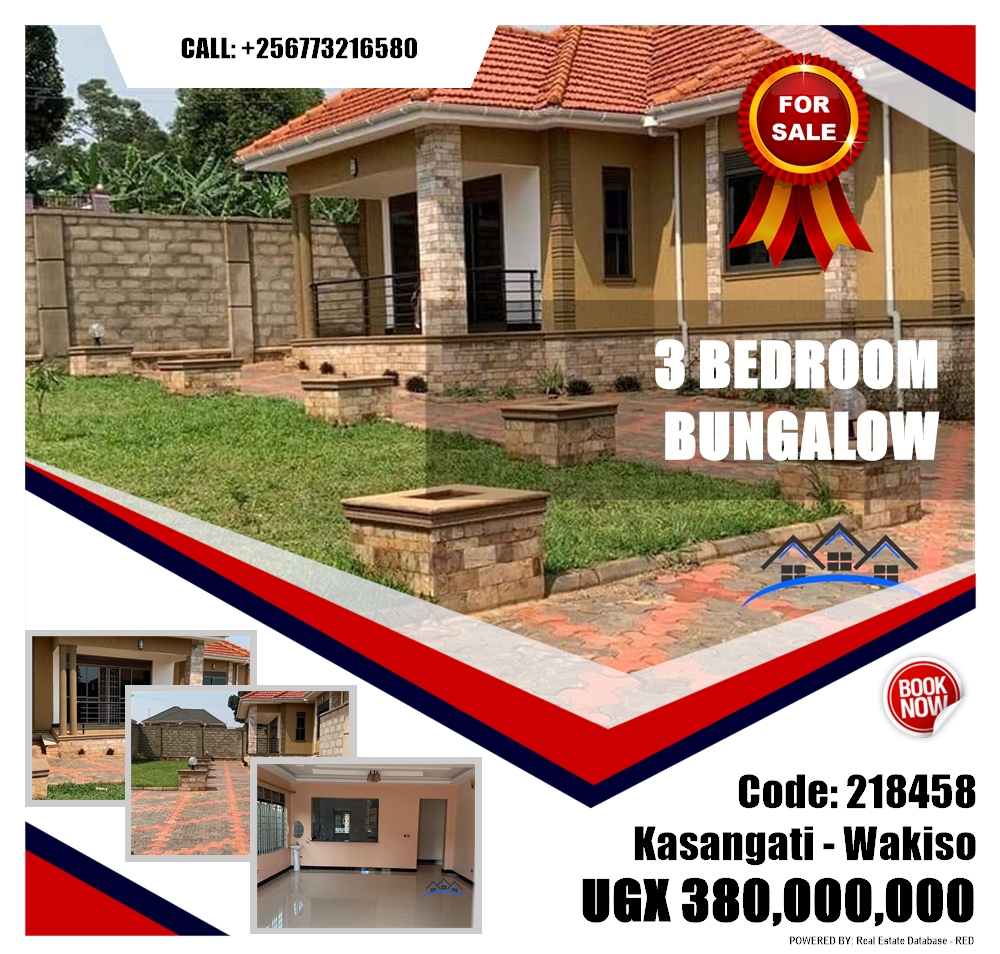 3 bedroom Bungalow  for sale in Kasangati Wakiso Uganda, code: 218458