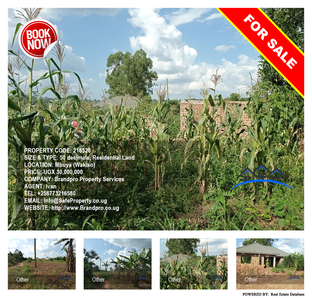 Residential Land  for sale in Mbuya Wakiso Uganda, code: 218528