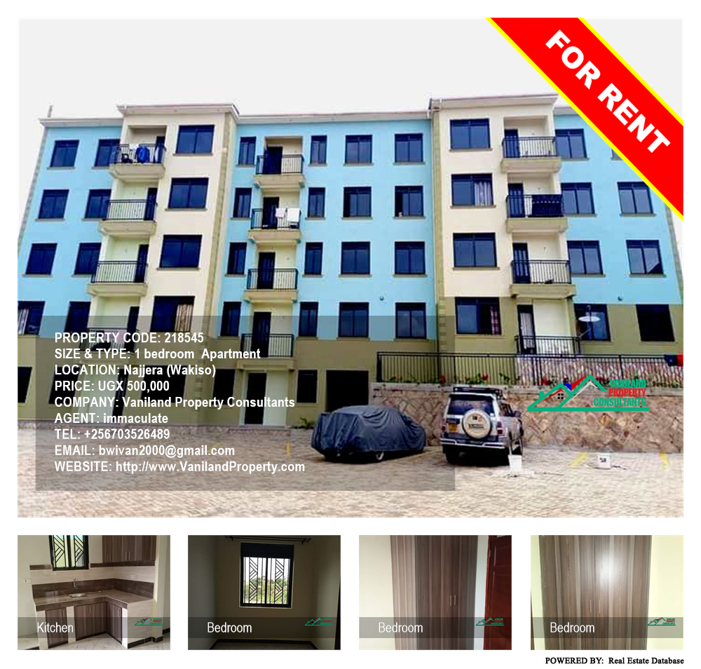 1 bedroom Apartment  for rent in Najjera Wakiso Uganda, code: 218545