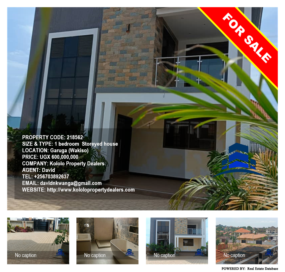 1 bedroom Storeyed house  for sale in Garuga Wakiso Uganda, code: 218562