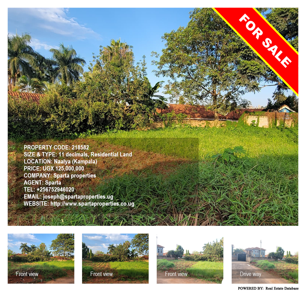 Residential Land  for sale in Naalya Kampala Uganda, code: 218582