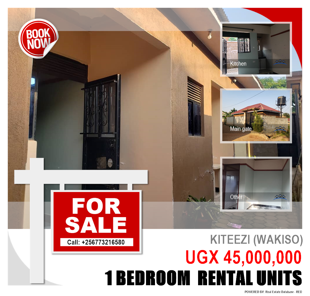 1 bedroom Rental units  for sale in Kiteezi Wakiso Uganda, code: 218601