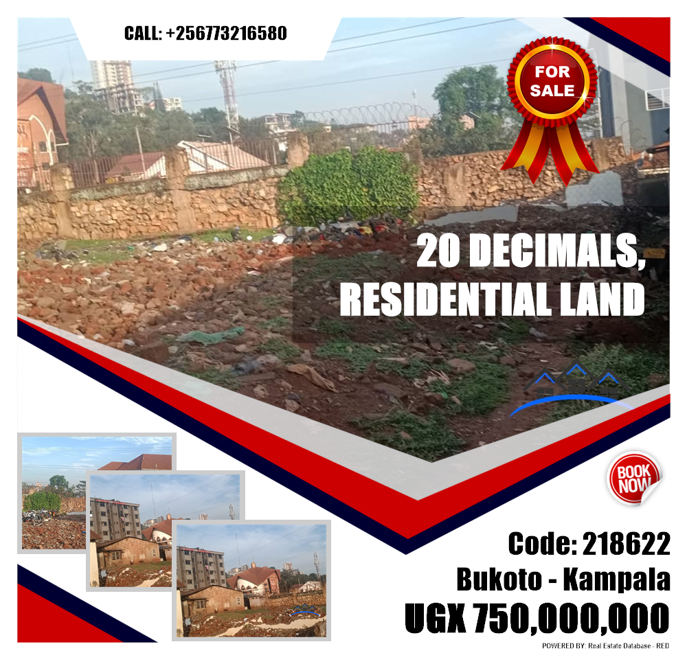 Residential Land  for sale in Bukoto Kampala Uganda, code: 218622