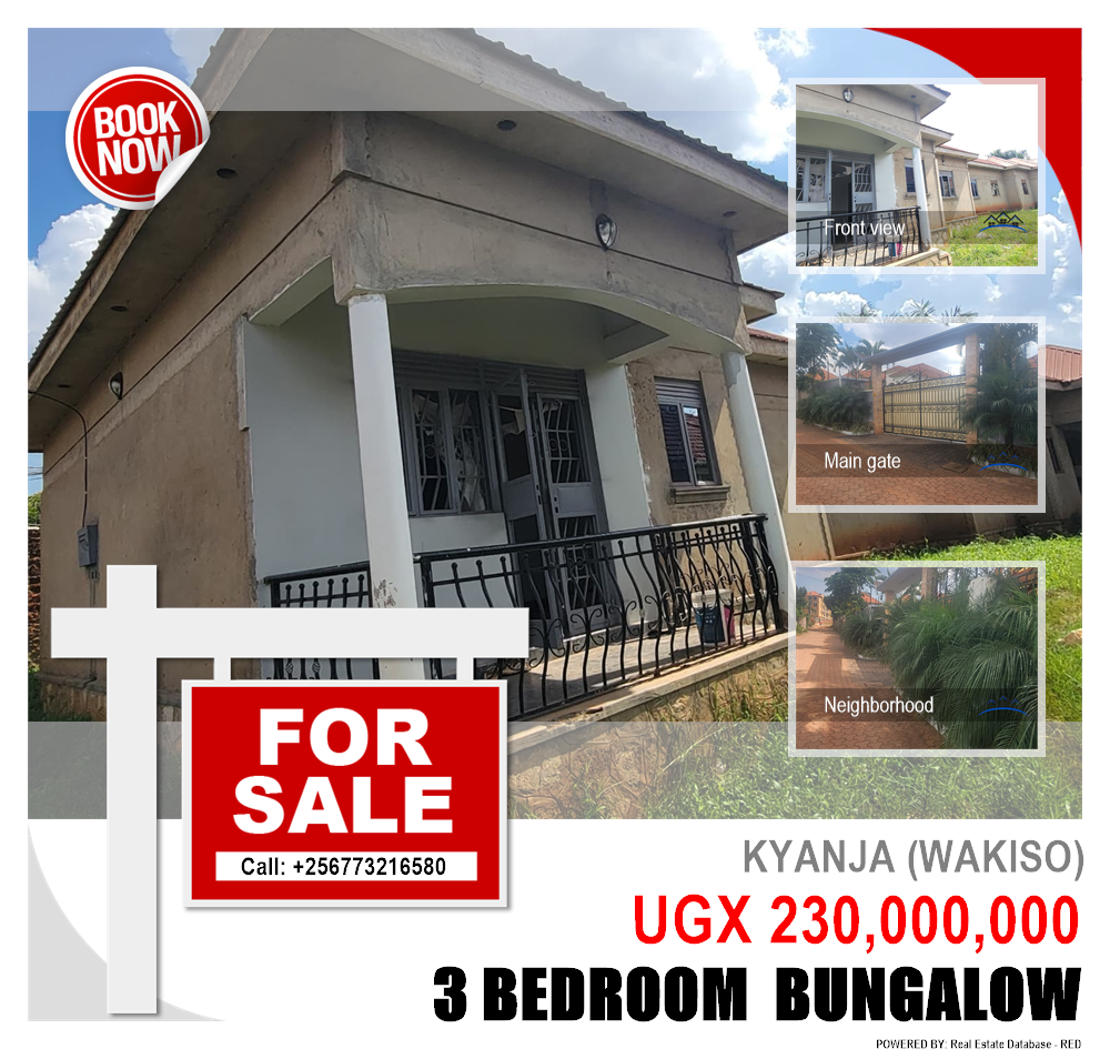 3 bedroom Bungalow  for sale in Kyanja Wakiso Uganda, code: 218628