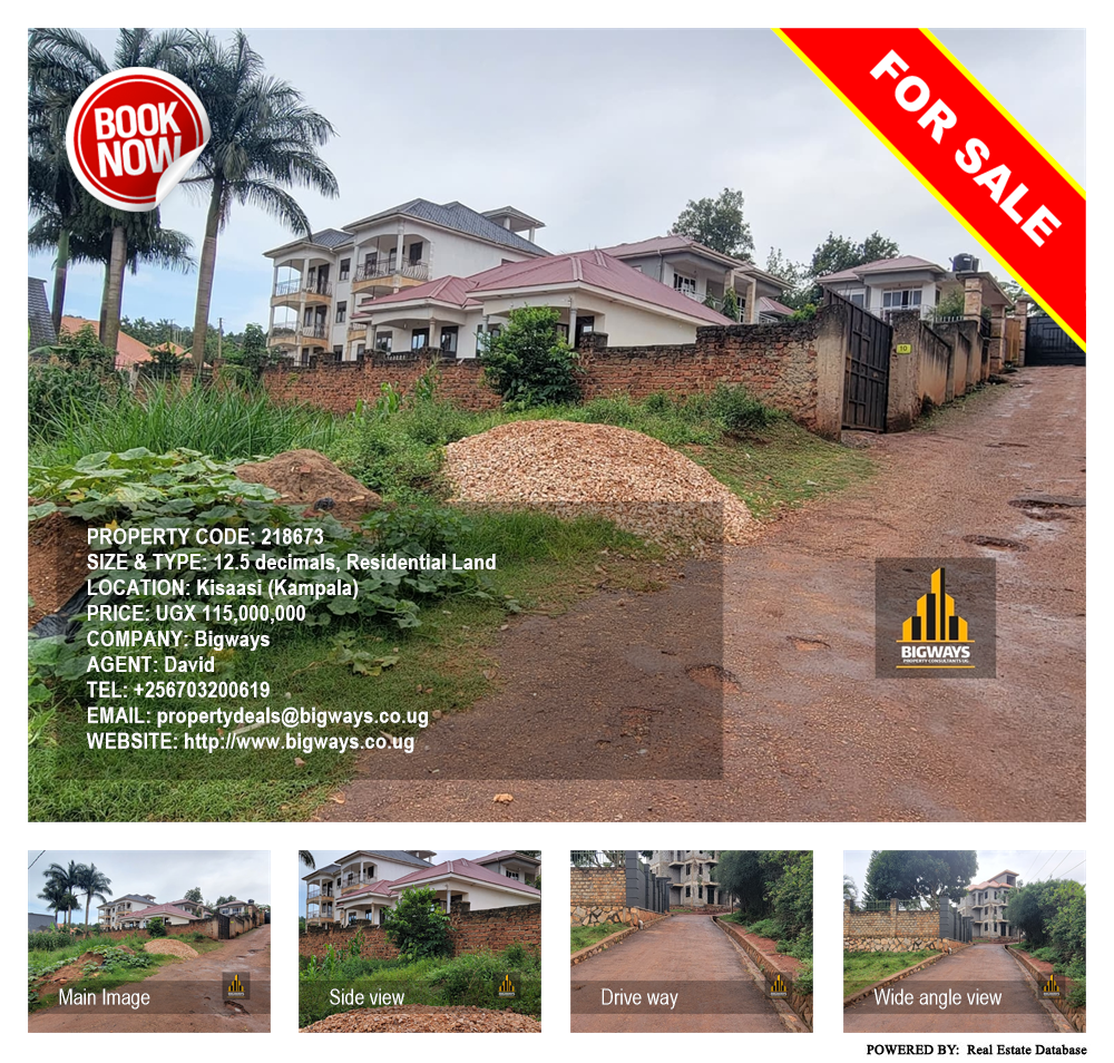 Residential Land  for sale in Kisaasi Kampala Uganda, code: 218673