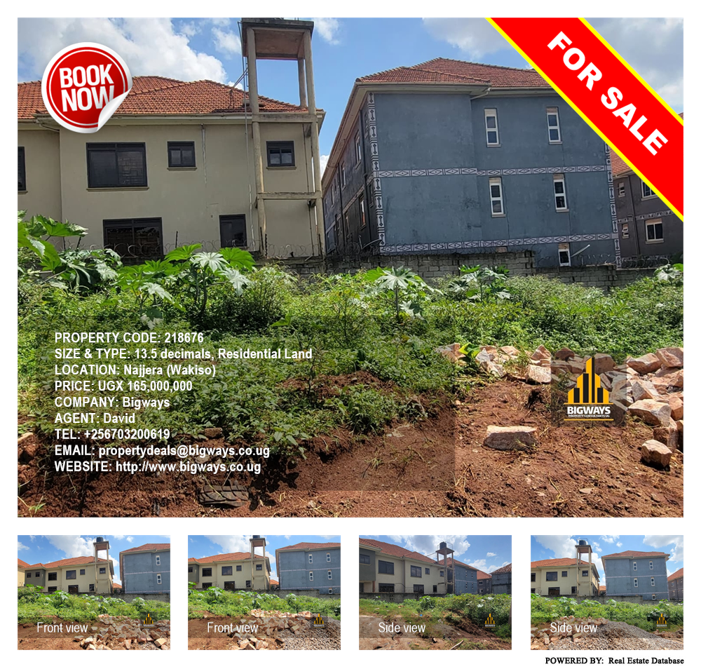 Residential Land  for sale in Najjera Wakiso Uganda, code: 218676