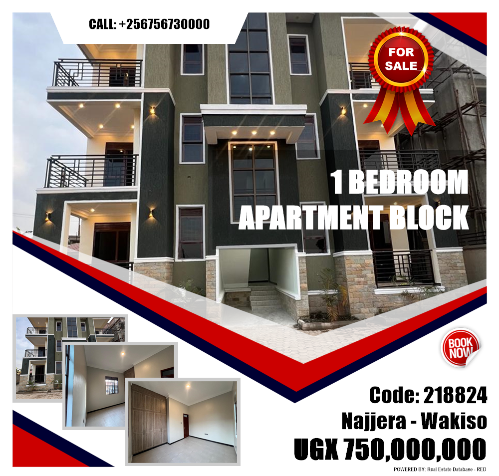 1 bedroom Apartment block  for sale in Najjera Wakiso Uganda, code: 218824