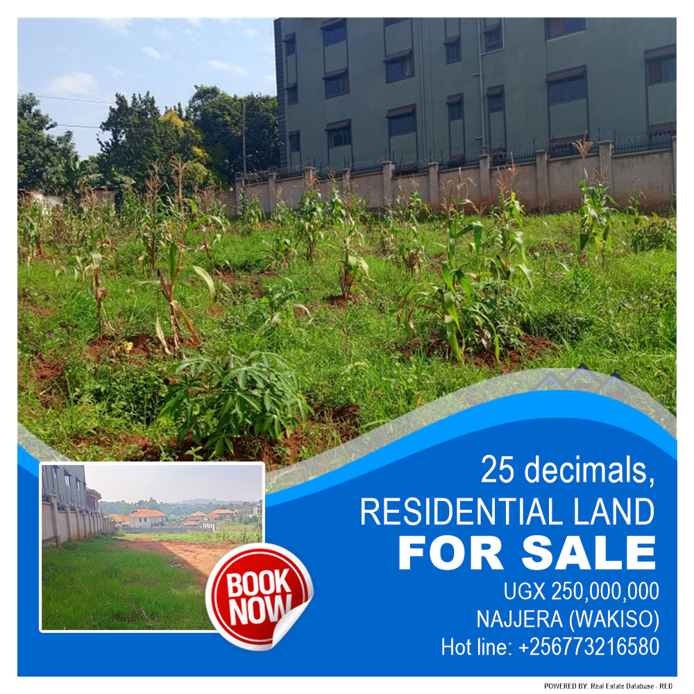 Residential Land  for sale in Najjera Wakiso Uganda, code: 218907