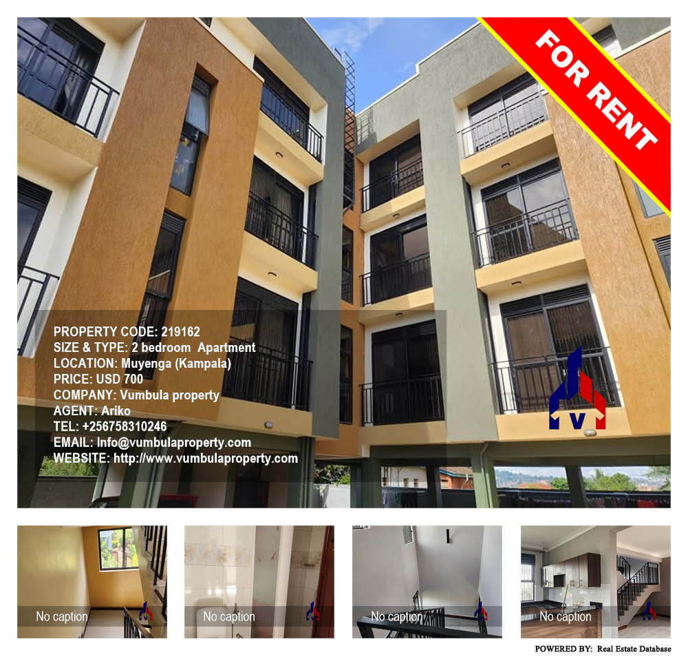 2 bedroom Apartment  for rent in Muyenga Kampala Uganda, code: 219162