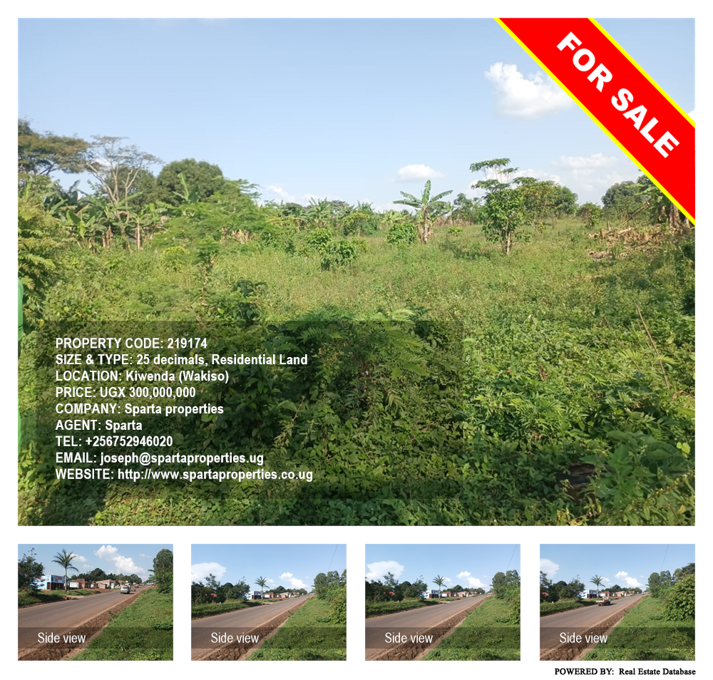 Residential Land  for sale in Kiwenda Wakiso Uganda, code: 219174