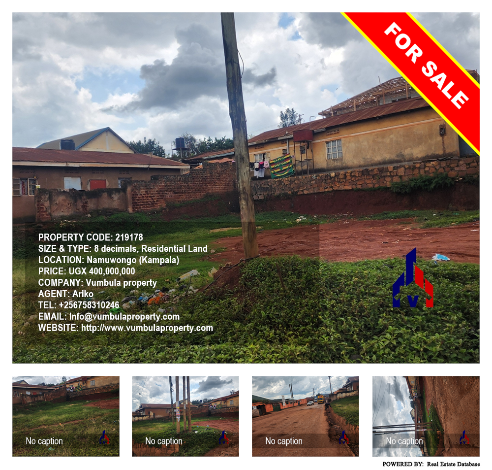 Residential Land  for sale in Namuwongo Kampala Uganda, code: 219178