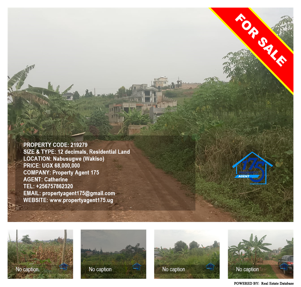 Residential Land  for sale in Nabusugwe Wakiso Uganda, code: 219279