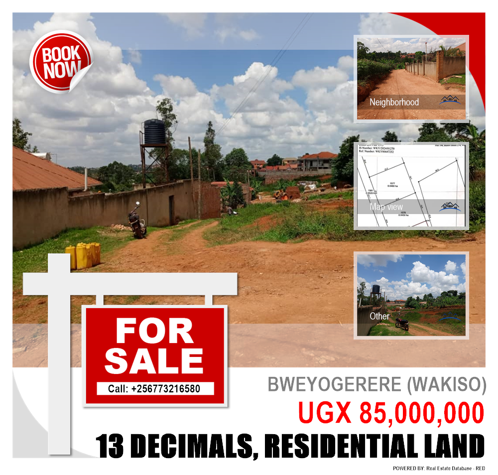 Residential Land  for sale in Bweyogerere Wakiso Uganda, code: 219288