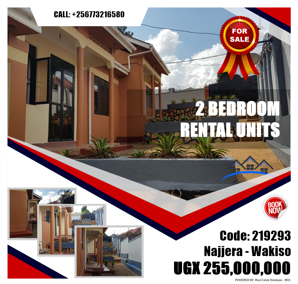 2 bedroom Rental units  for sale in Najjera Wakiso Uganda, code: 219293