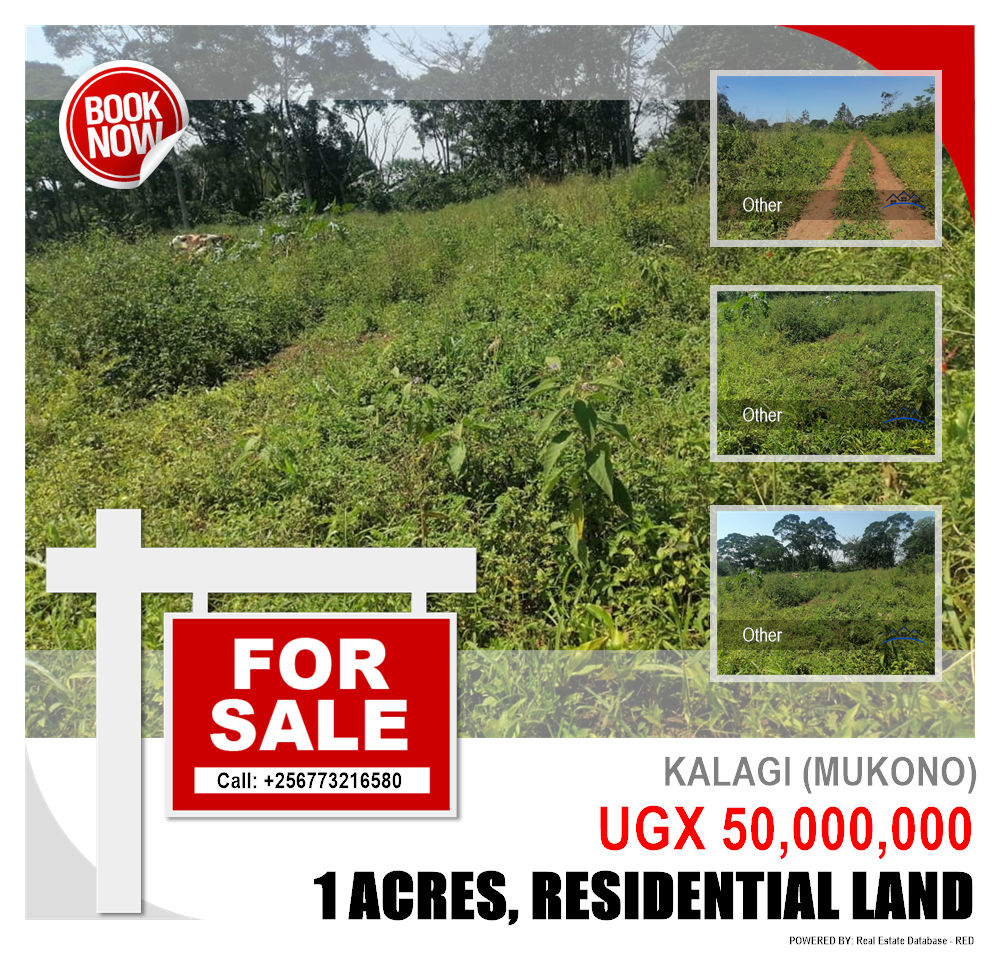 Residential Land  for sale in Kalagi Mukono Uganda, code: 219303