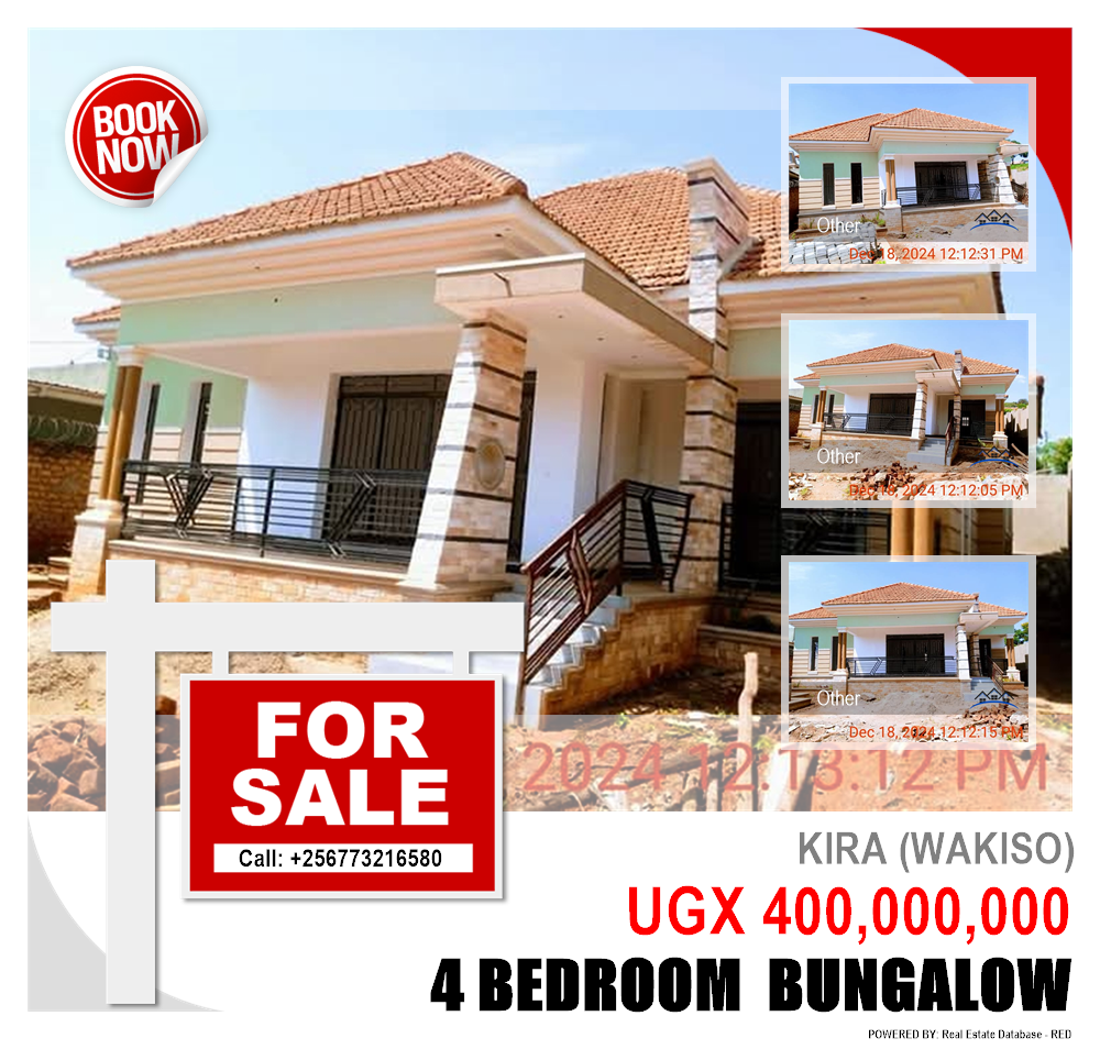 4 bedroom Bungalow  for sale in Kira Wakiso Uganda, code: 219309