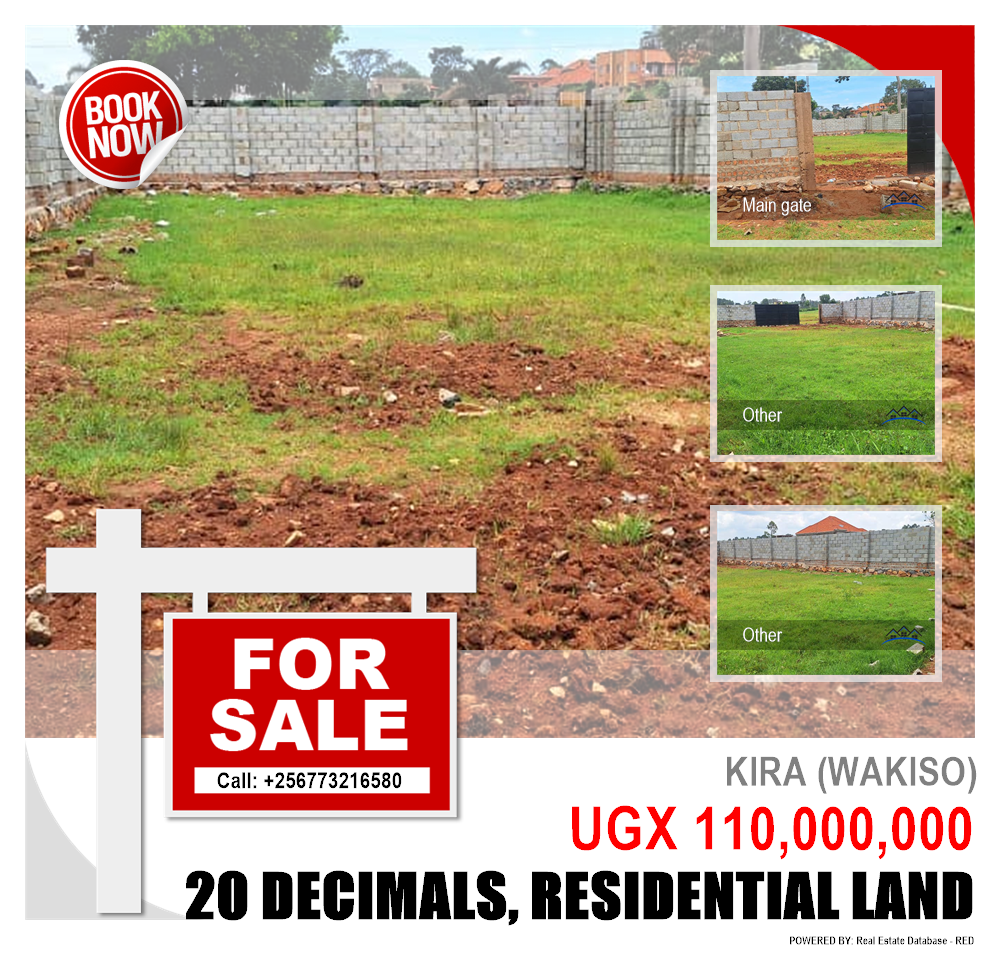 Residential Land  for sale in Kira Wakiso Uganda, code: 219313