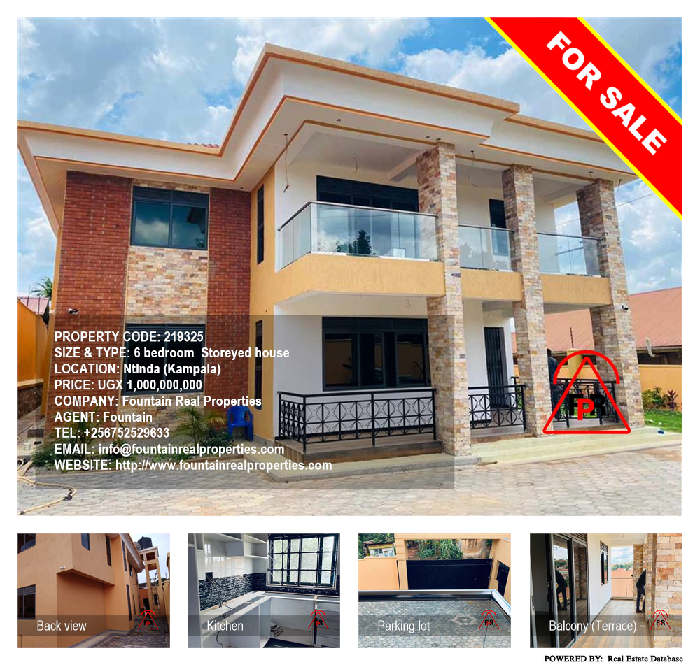 6 bedroom Storeyed house  for sale in Ntinda Kampala Uganda, code: 219325