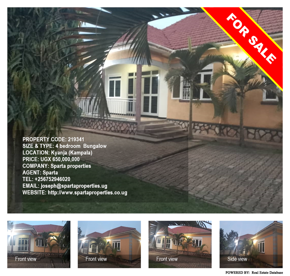 4 bedroom Bungalow  for sale in Kyanja Kampala Uganda, code: 219341