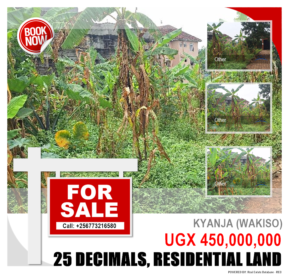 Residential Land  for sale in Kyanja Wakiso Uganda, code: 219373