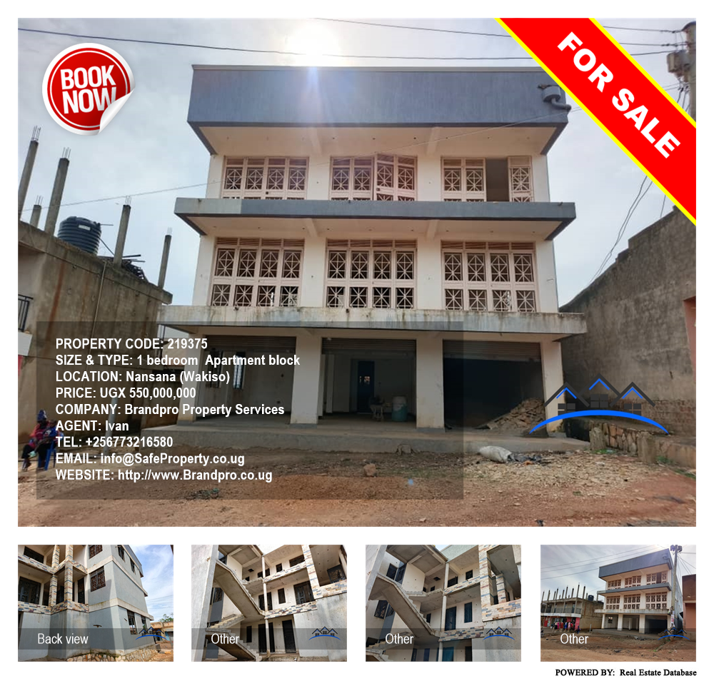 1 bedroom Apartment block  for sale in Nansana Wakiso Uganda, code: 219375