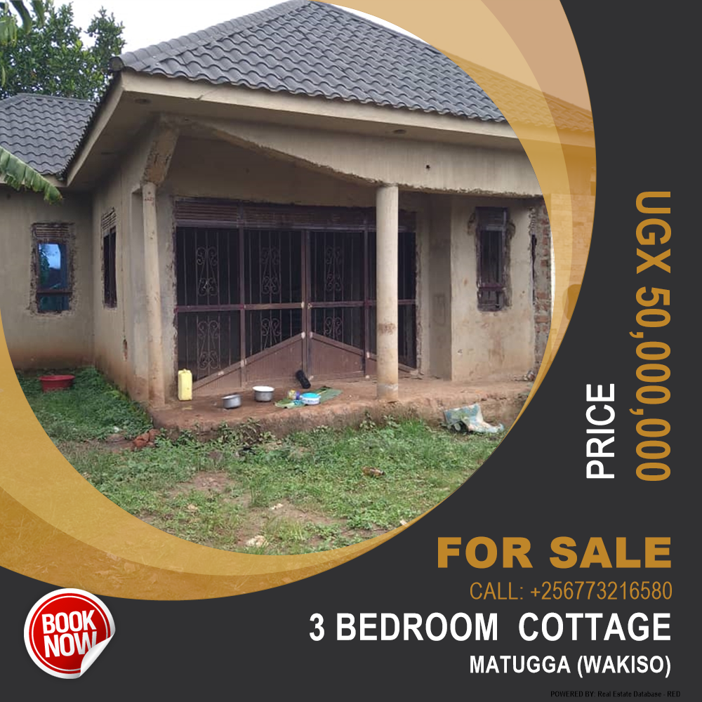 3 bedroom Cottage  for sale in Matugga Wakiso Uganda, code: 219543