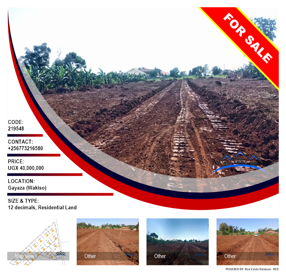 Residential Land  for sale in Gayaza Wakiso Uganda, code: 219548