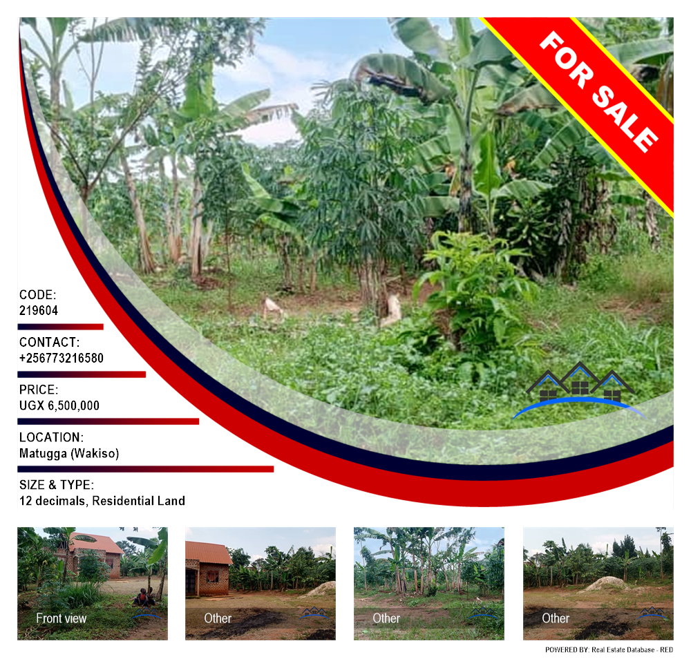 Residential Land  for sale in Matugga Wakiso Uganda, code: 219604