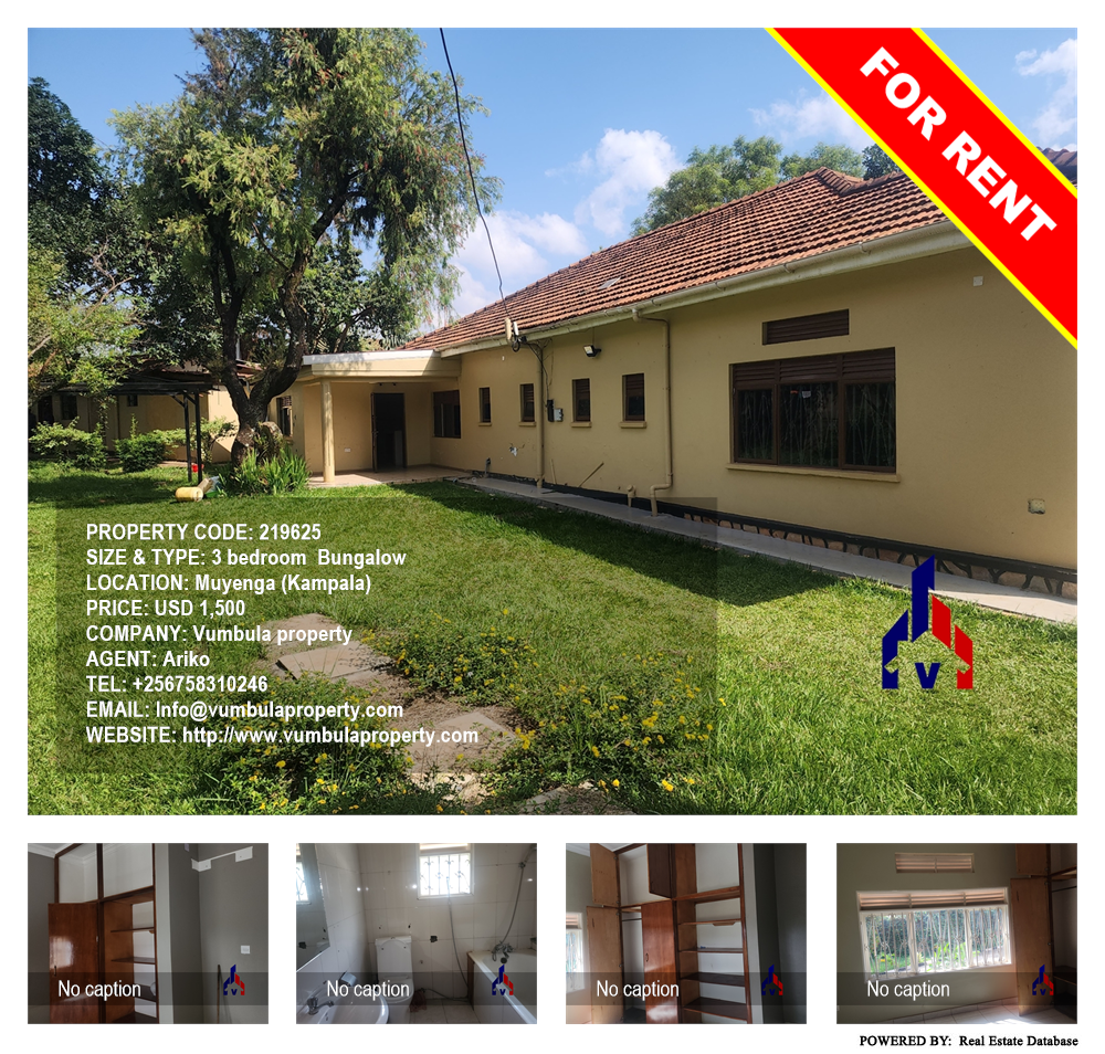 3 bedroom Bungalow  for rent in Muyenga Kampala Uganda, code: 219625