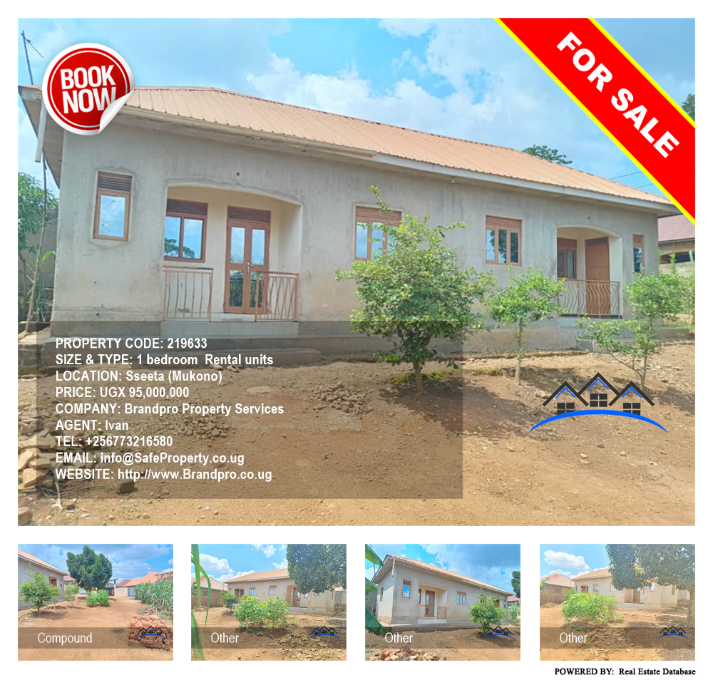 1 bedroom Rental units  for sale in Sseeta Mukono Uganda, code: 219633