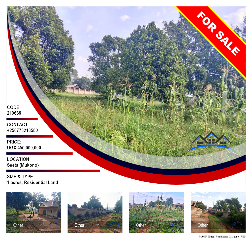 Residential Land  for sale in Seeta Mukono Uganda, code: 219638