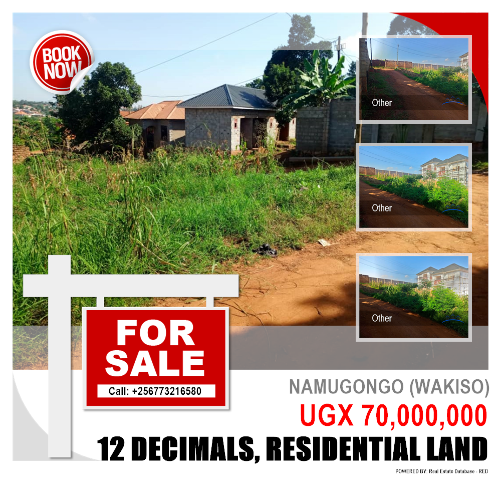 Residential Land  for sale in Namugongo Wakiso Uganda, code: 219643