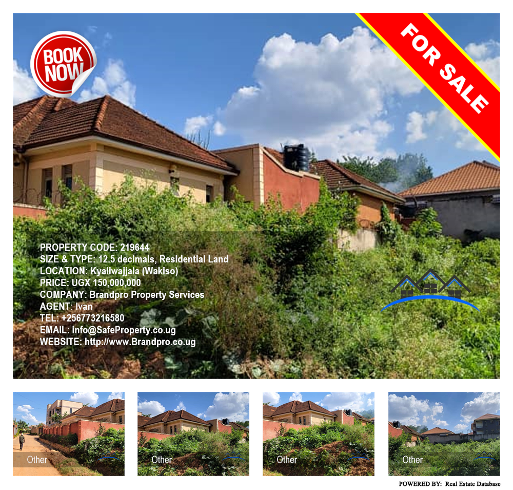 Residential Land  for sale in Kyaliwajjala Wakiso Uganda, code: 219644