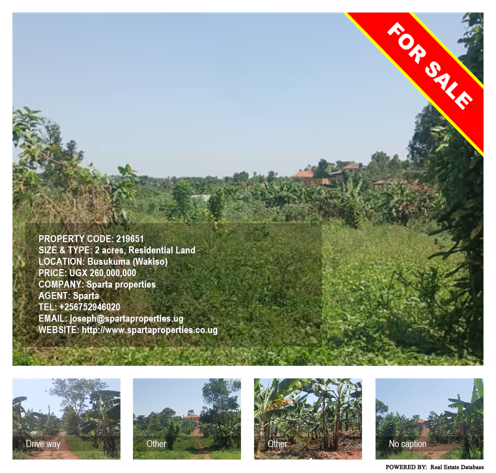 Residential Land  for sale in Busukuma Wakiso Uganda, code: 219651