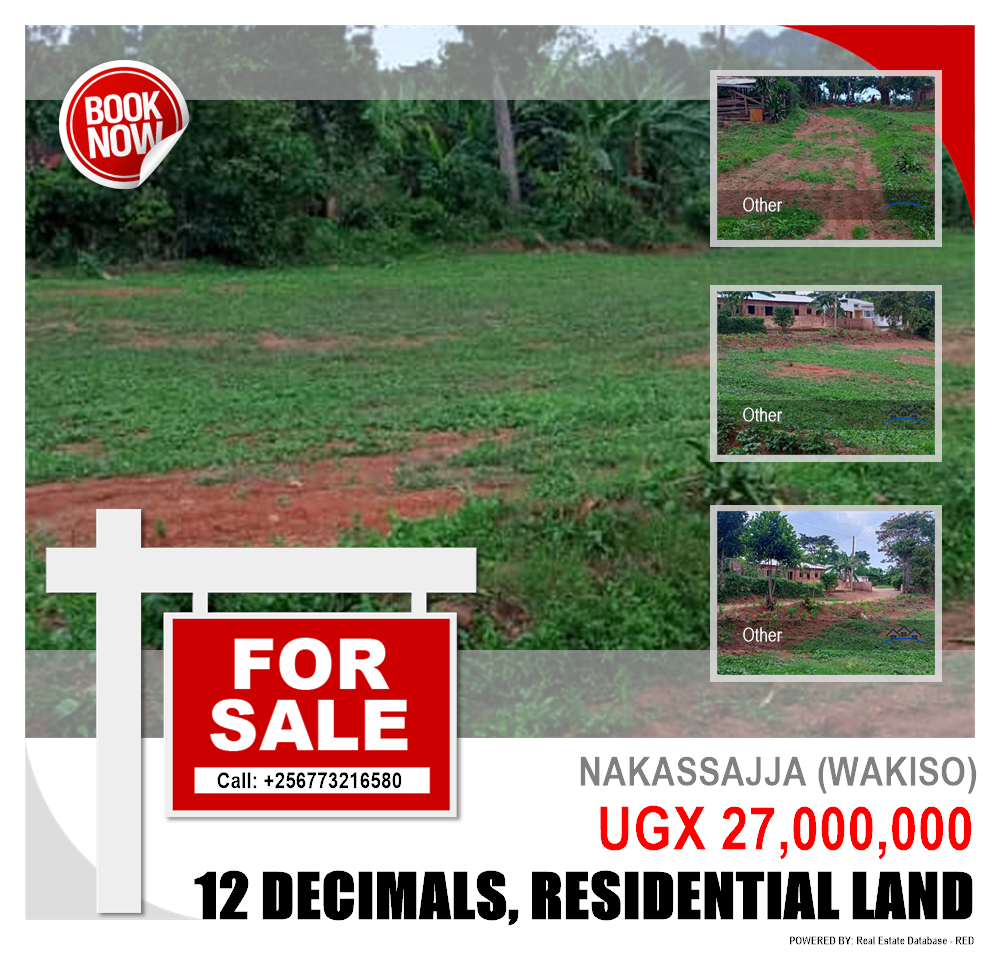 Residential Land  for sale in Nakassajja Wakiso Uganda, code: 219659