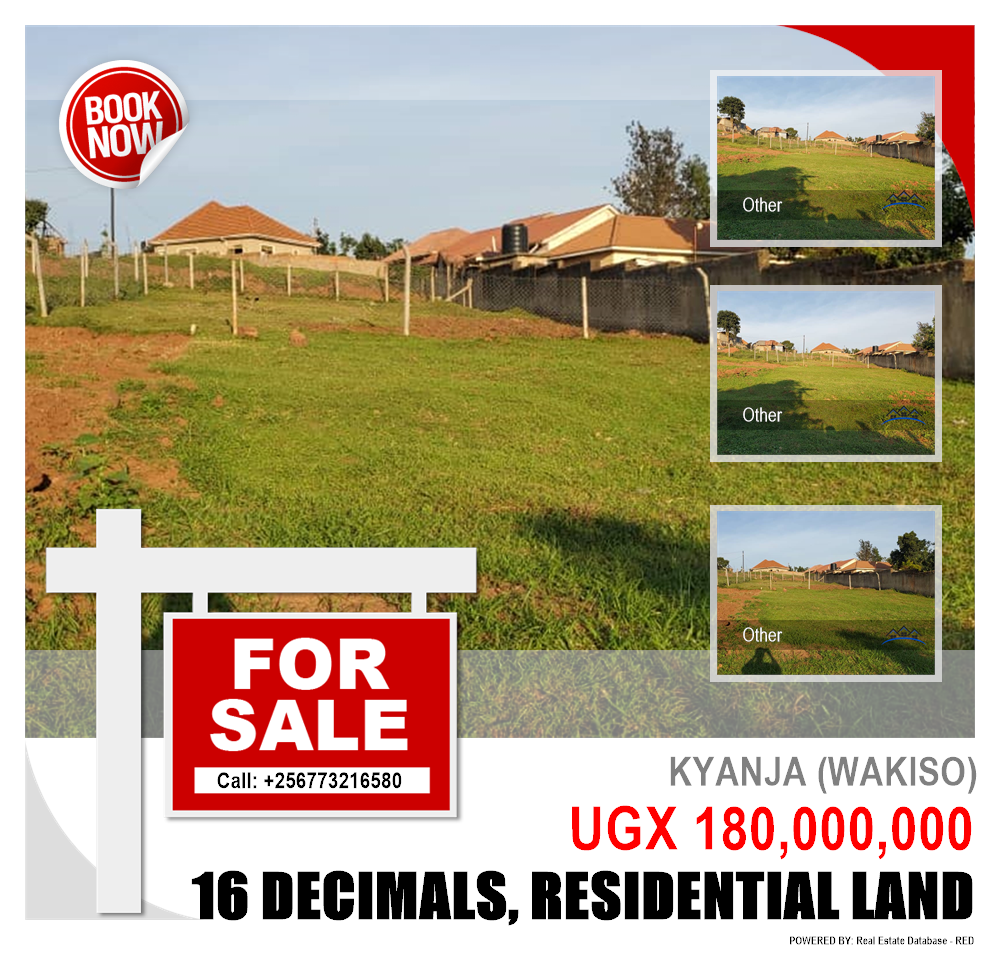 Residential Land  for sale in Kyanja Wakiso Uganda, code: 219660