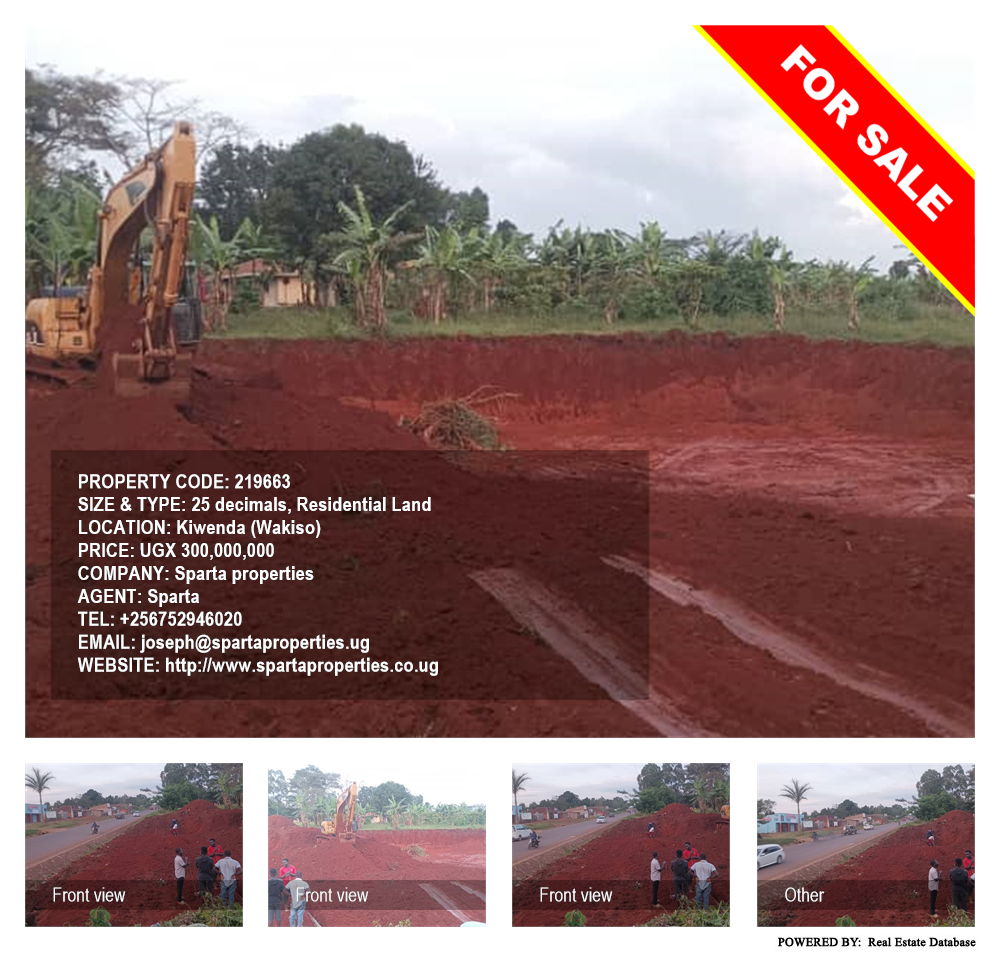 Residential Land  for sale in Kiwenda Wakiso Uganda, code: 219663