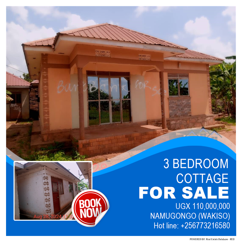 3 bedroom Cottage  for sale in Namugongo Wakiso Uganda, code: 219669