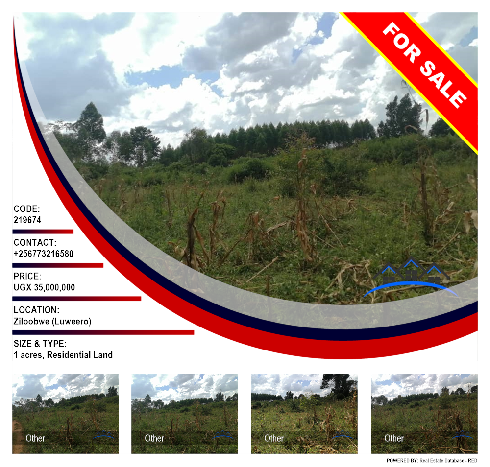 Residential Land  for sale in Ziloobwe Luweero Uganda, code: 219674