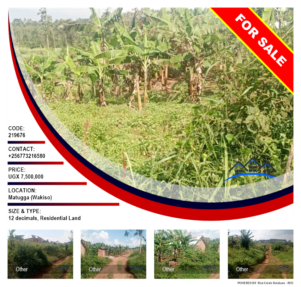 Residential Land  for sale in Matugga Wakiso Uganda, code: 219676