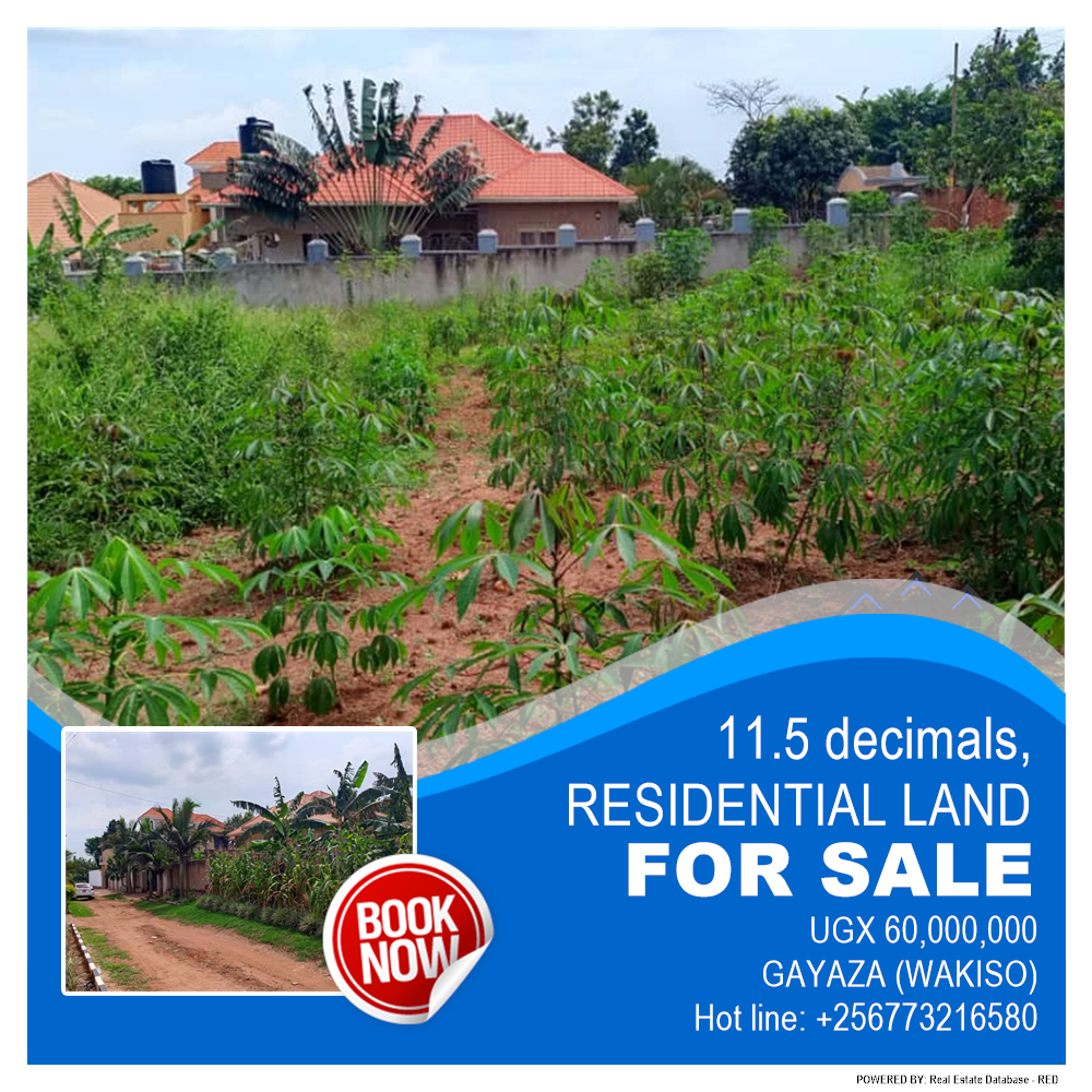 Residential Land  for sale in Gayaza Wakiso Uganda, code: 219690