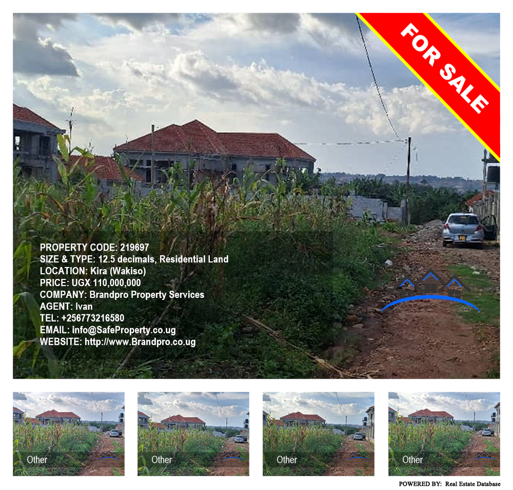 Residential Land  for sale in Kira Wakiso Uganda, code: 219697