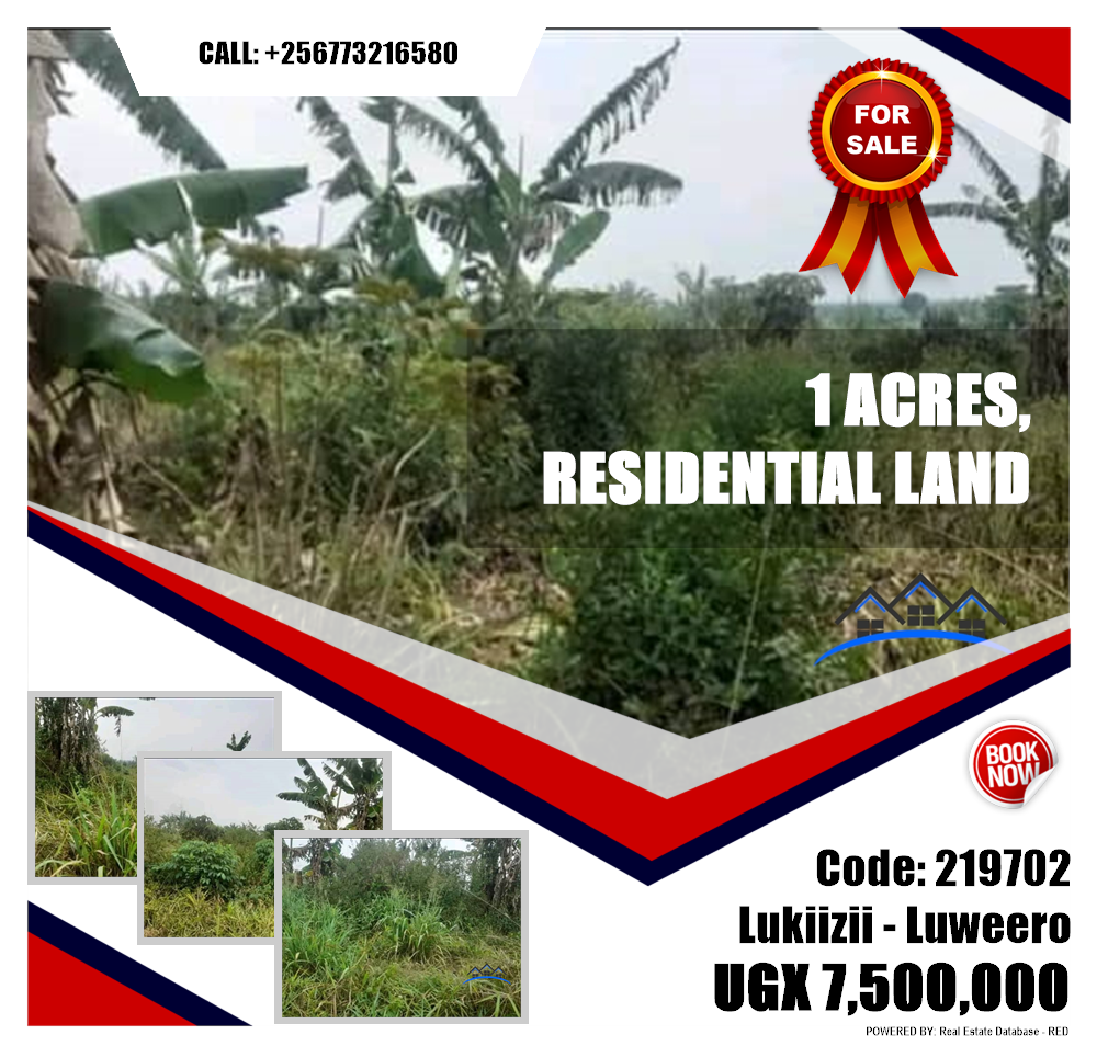 Residential Land  for sale in Lukiizii Luweero Uganda, code: 219702