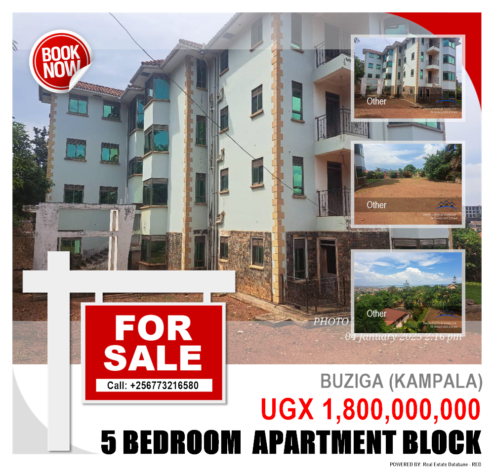 5 bedroom Apartment block  for sale in Buziga Kampala Uganda, code: 219713