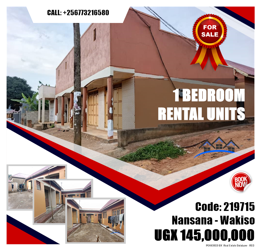 1 bedroom Rental units  for sale in Nansana Wakiso Uganda, code: 219715