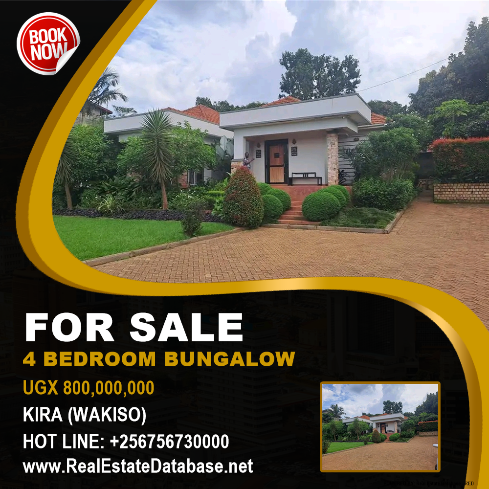 4 bedroom Bungalow  for sale in Kira Wakiso Uganda, code: 219717