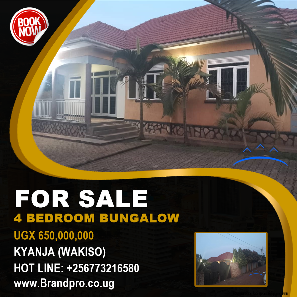 4 bedroom Bungalow  for sale in Kyanja Wakiso Uganda, code: 219776